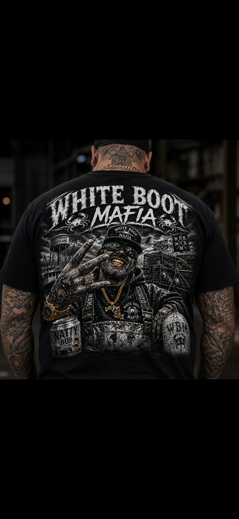 White Boot Mafia T-Shirt
